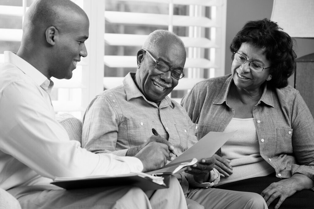 Couple Doing Tax Planning with Advisor